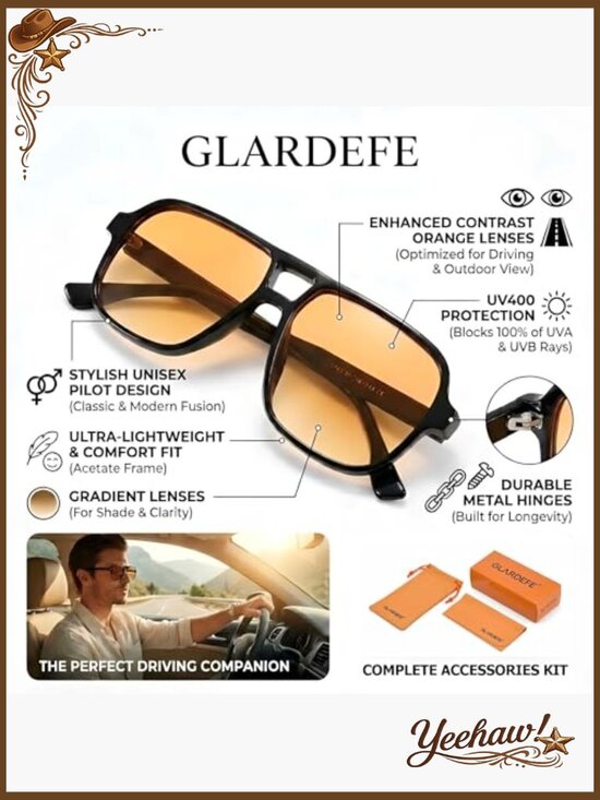 Oversized Retro 70s Square Frame Sunglasses for Men Women main image 4
